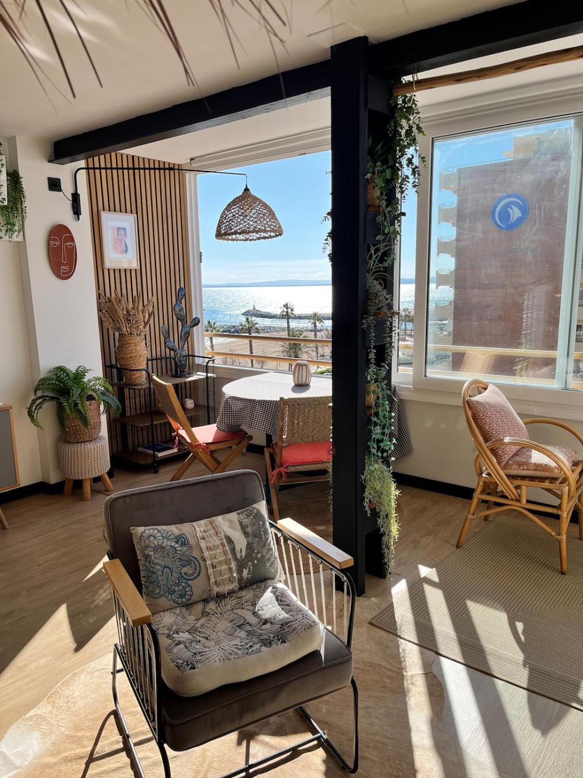 L'Appart-Rosas Boheme Chic, Au Bord De La Mer Eksteriør bilde