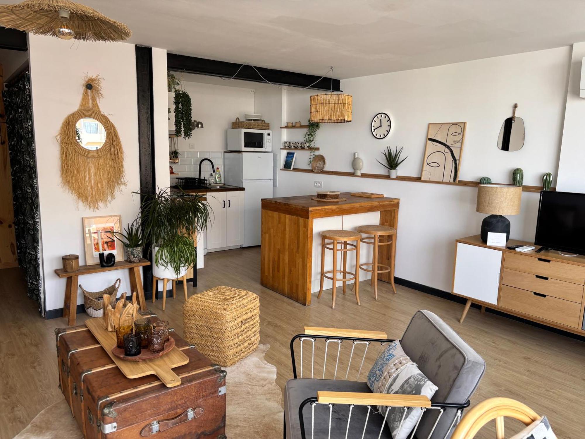 L'Appart-Rosas Boheme Chic, Au Bord De La Mer Eksteriør bilde